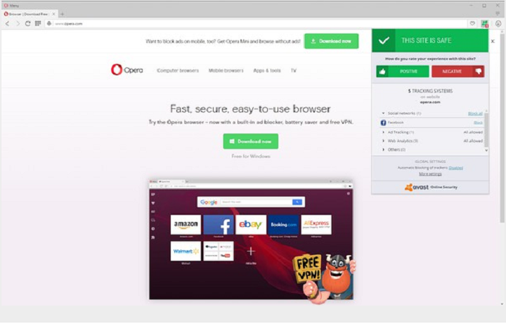 Avast Online Security extension download