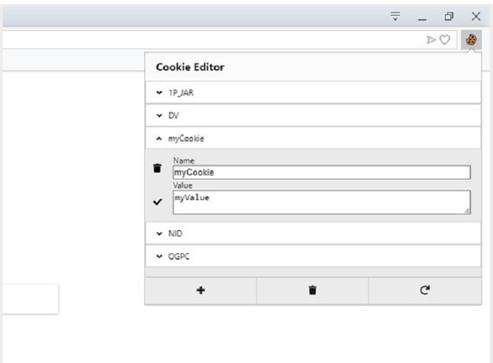 Cookie-Editor extension 