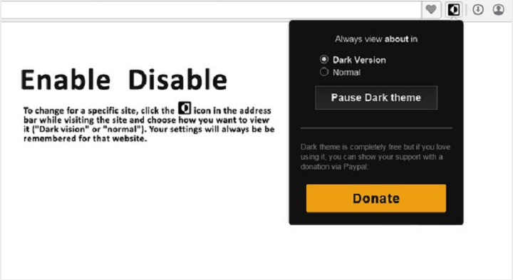 Dark theme For All Websites extension download