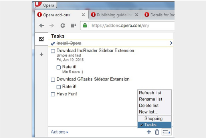 GTasks Sidebar extension download