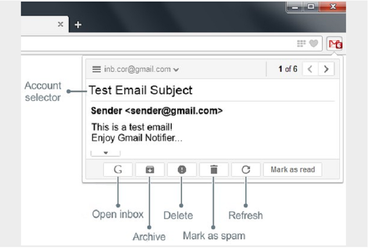 Gmail Notifier extension download