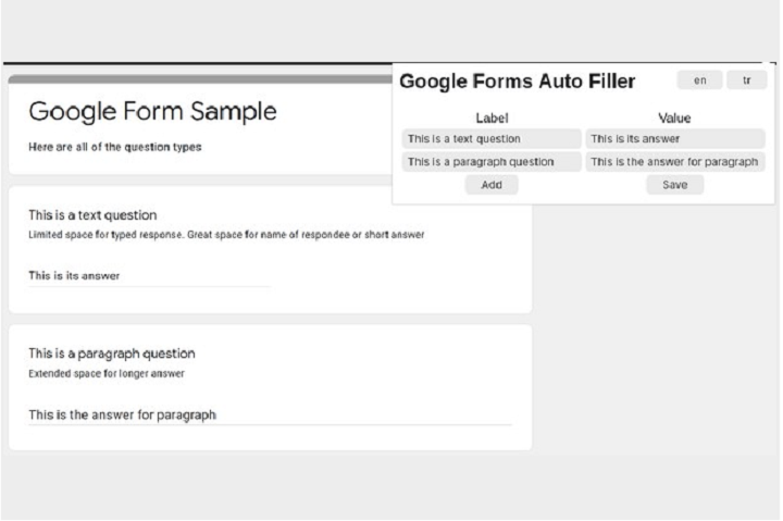 Google Forms Auto Filler extension download