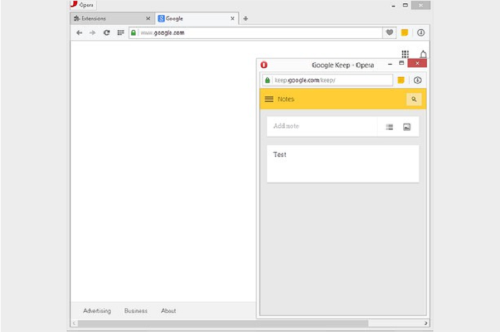Google Keep extension download