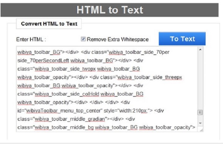 HTML to Text extension download