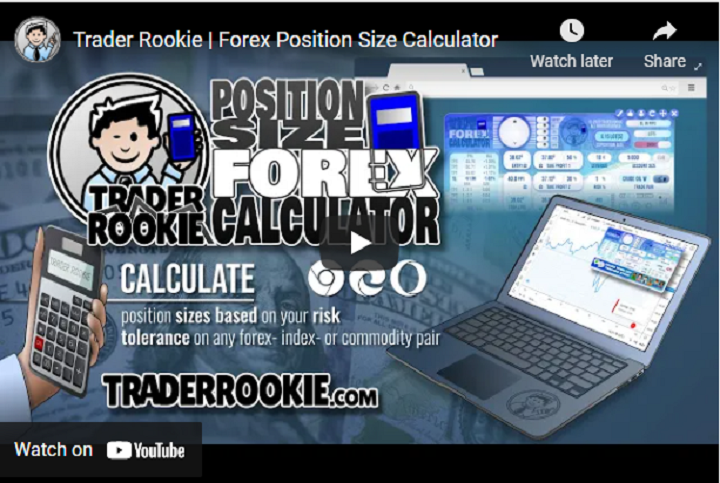 Trader Rookie Forex Calculator extension 