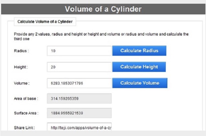 Volume of a Cylinder extension download