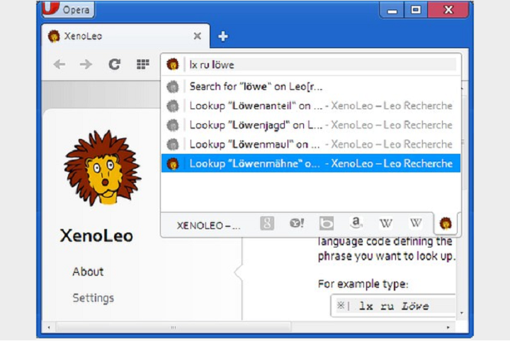 XenoLeo Leo Recherche extension download