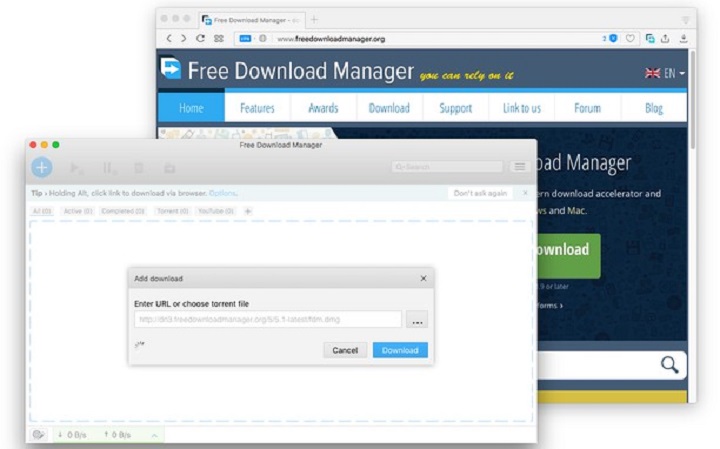 Download with Free Download Manager FDM extension download