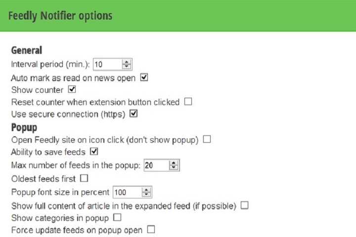 Feedly Notifier extension download