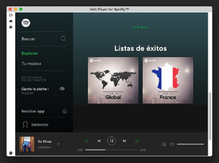 Web Player for Spotify extension download